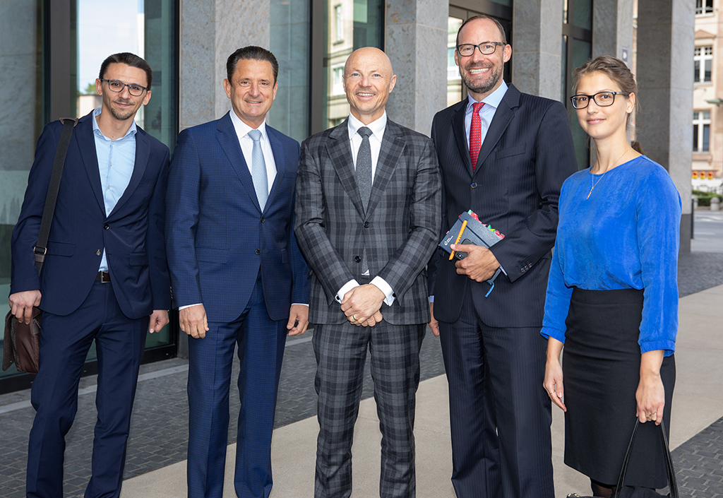 Alexander Schindler, Dr. Philipp Nimmermann, Dr. Stefan Mai Besuch Dr. Nimmermann