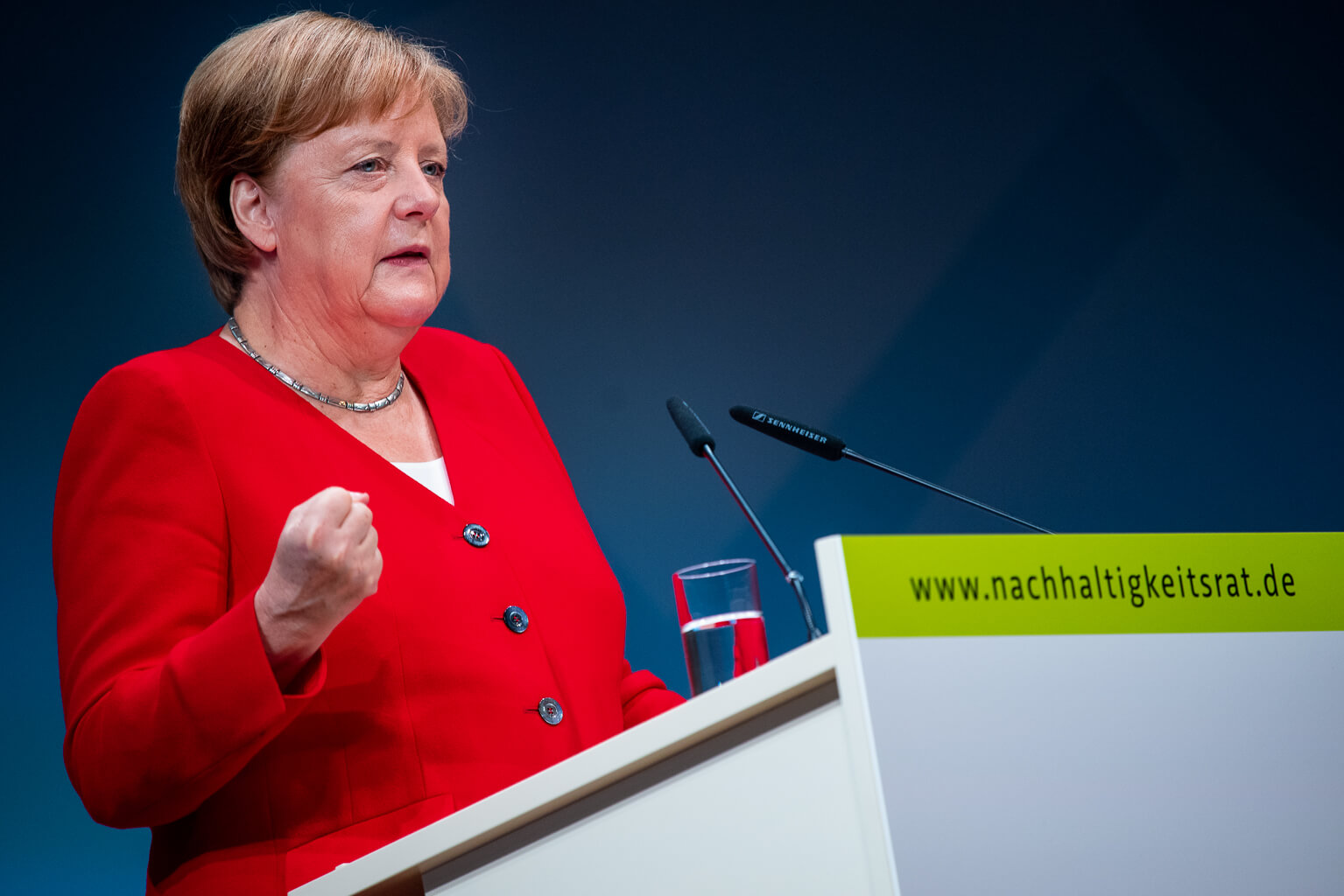 Dr. Angela Merkel, Bundeskanzlerin Dr. Angel Merkel beim Rat für Nachhaltige Entwicklung